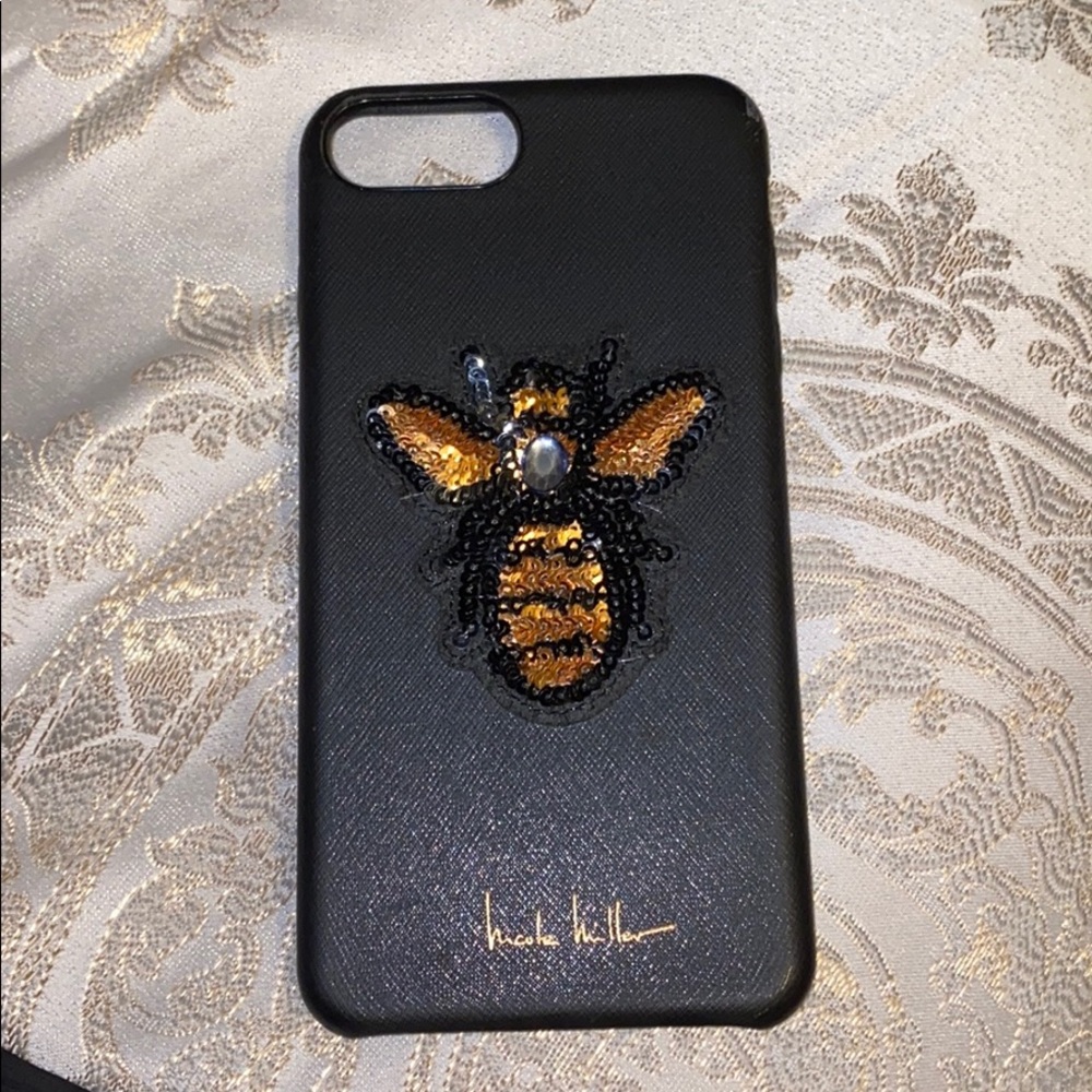 Sparkly bee nicole Miller iPhone 7 Plus case